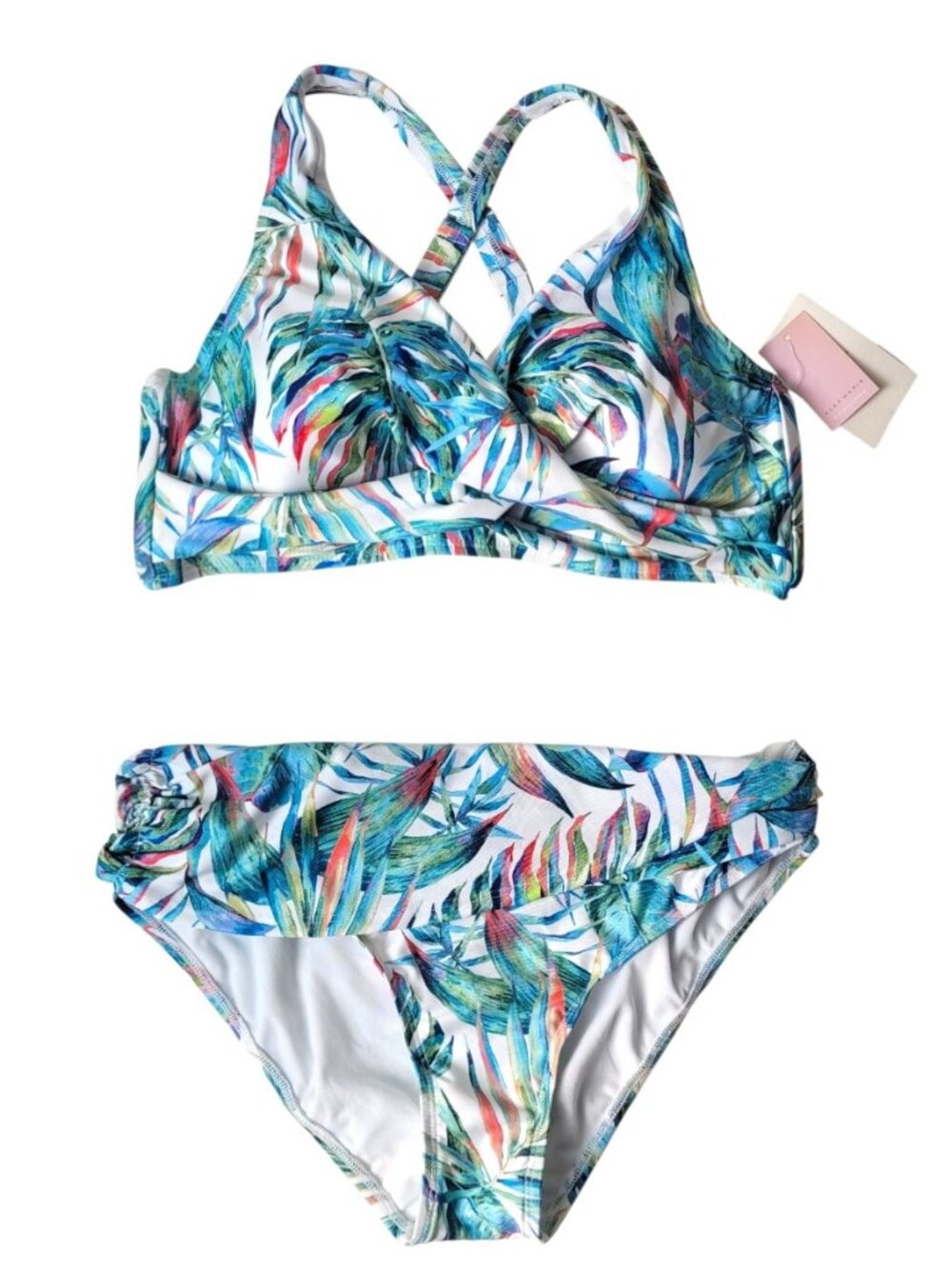 Alex Marie Tropical Leaves Bikini Set